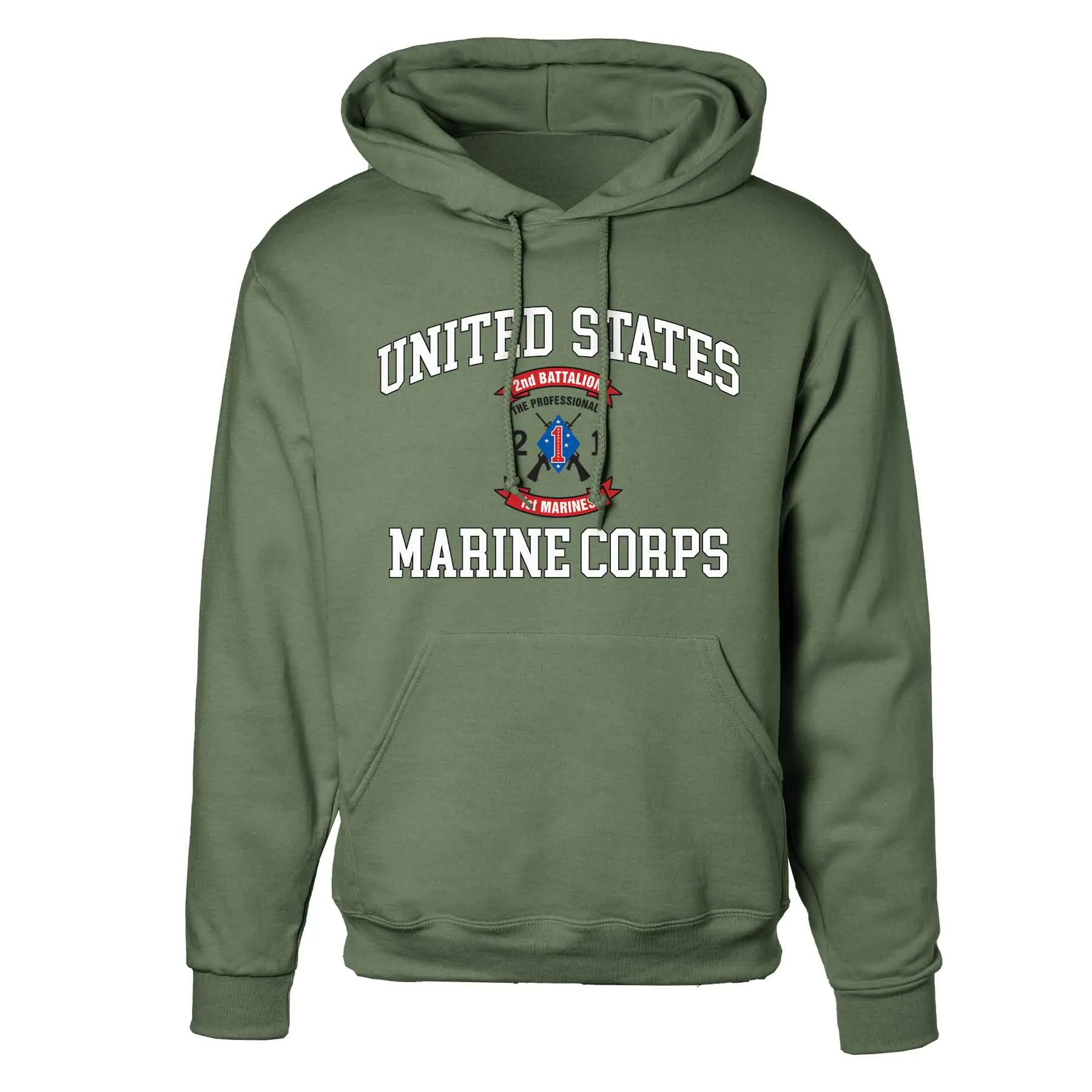 2nd Battalion 1st Marines USMC Hoodie