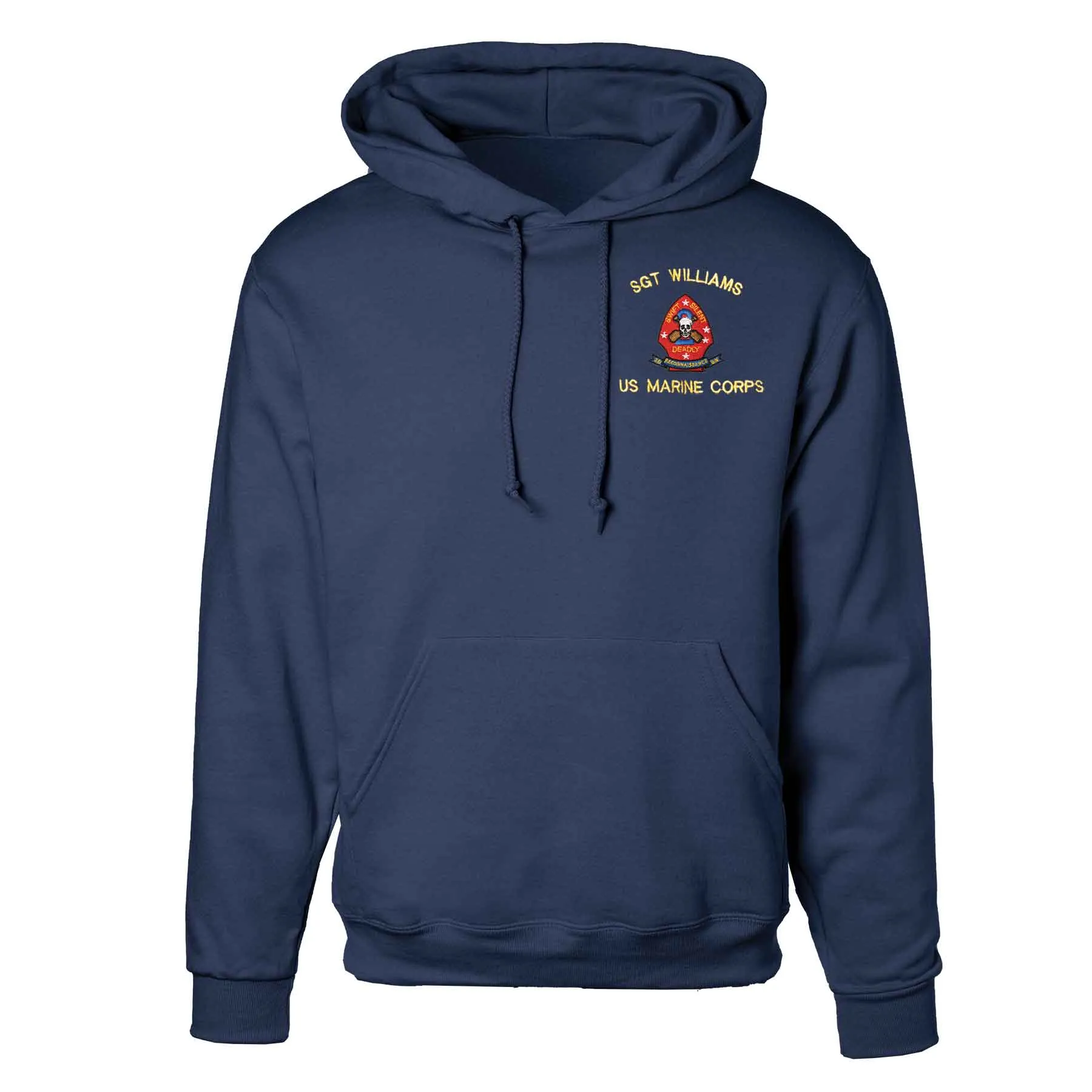 2nd Reconnaissance Battalion Embroidered Hoodie