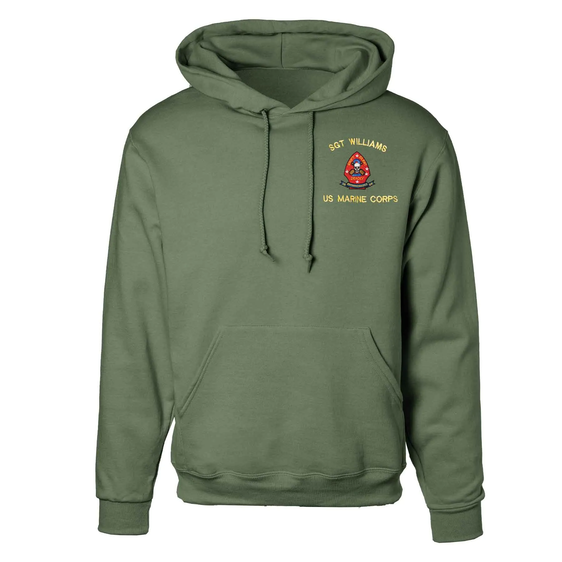 2nd Reconnaissance Battalion Embroidered Hoodie