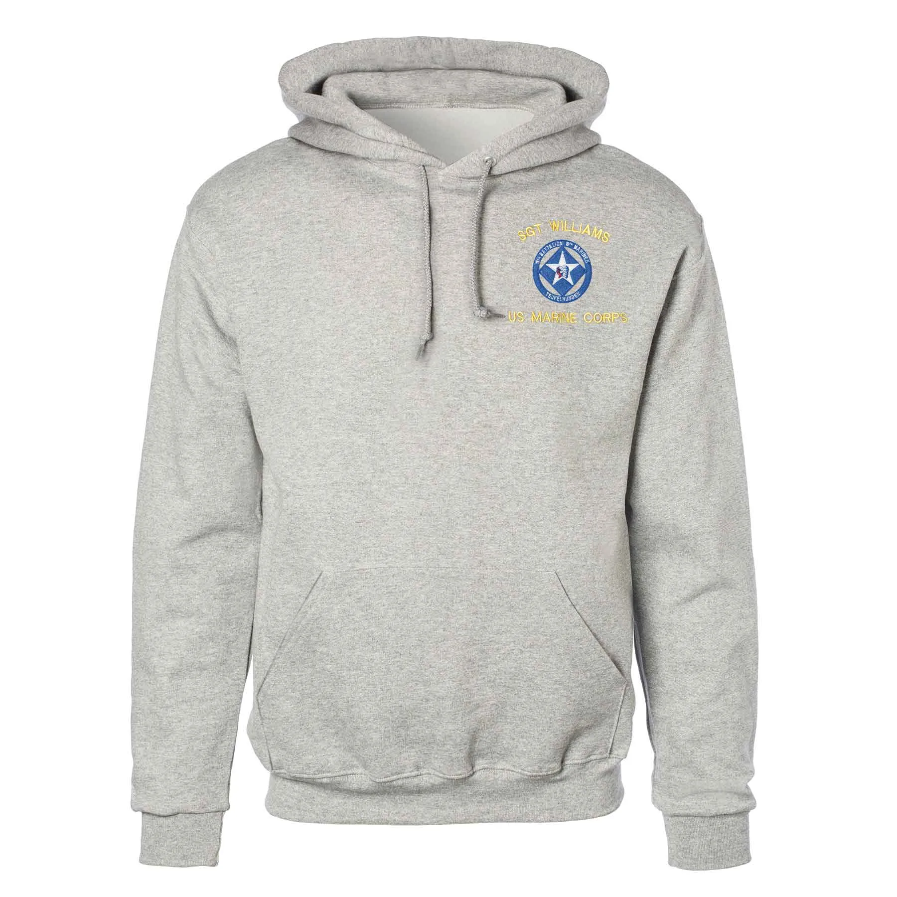 3rd Battalion 6th Marines Embroidered Hoodie