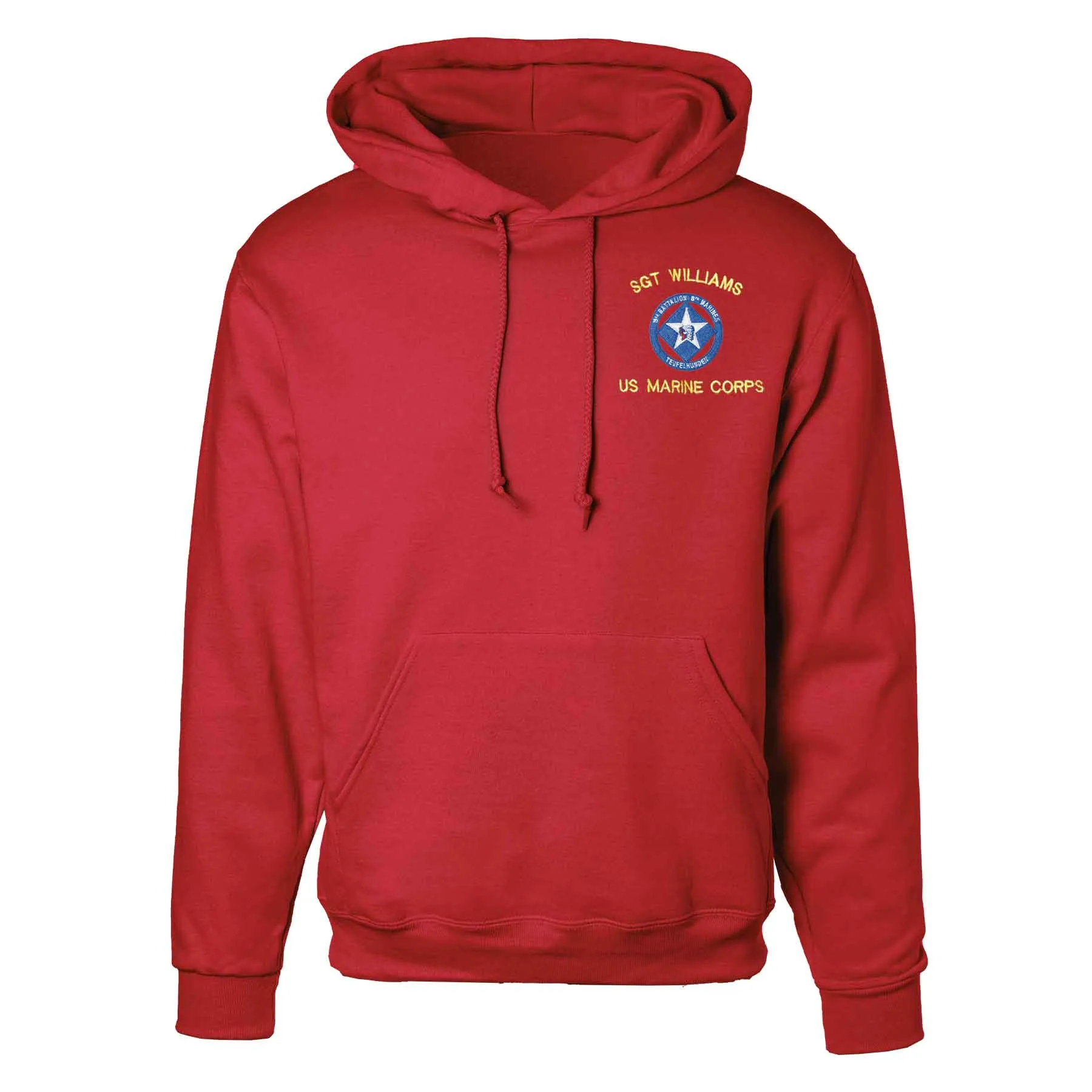 3rd Battalion 6th Marines Embroidered Hoodie