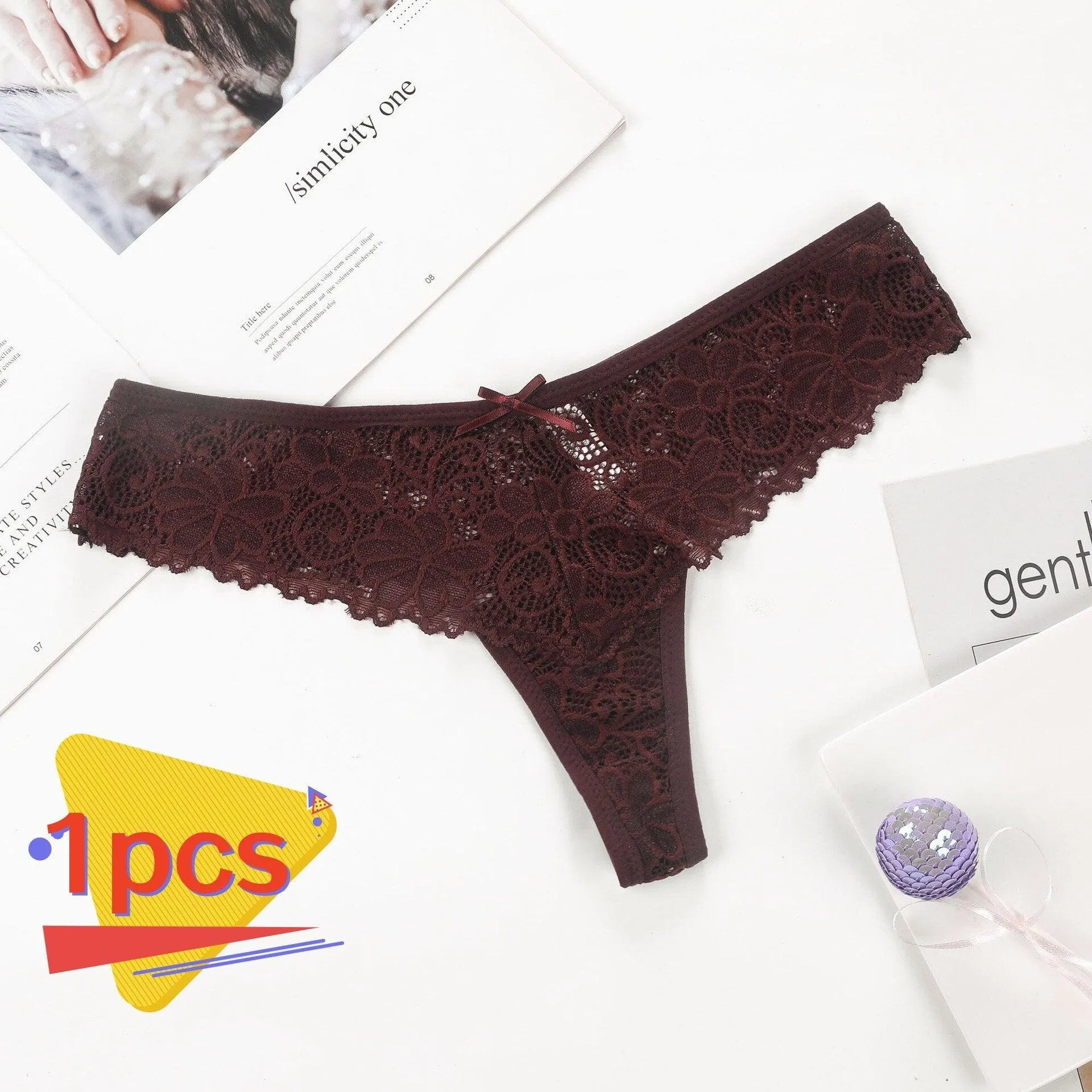 4Pcs/Set Women Lace Panties