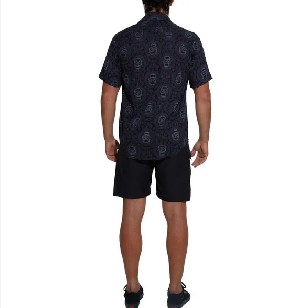 69SLAM  |Skull Tropical Patterns Unisex Street Style Short Sleeves