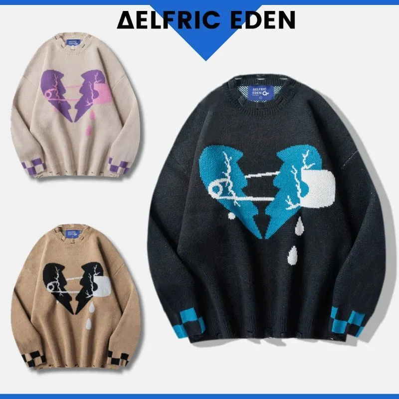 Aelfric Eden  |Heart Unisex Street Style Sweaters