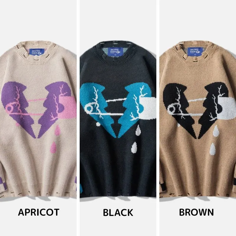 Aelfric Eden  |Heart Unisex Street Style Sweaters