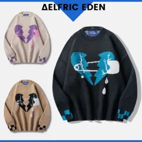 Aelfric Eden  |Heart Unisex Street Style Sweaters