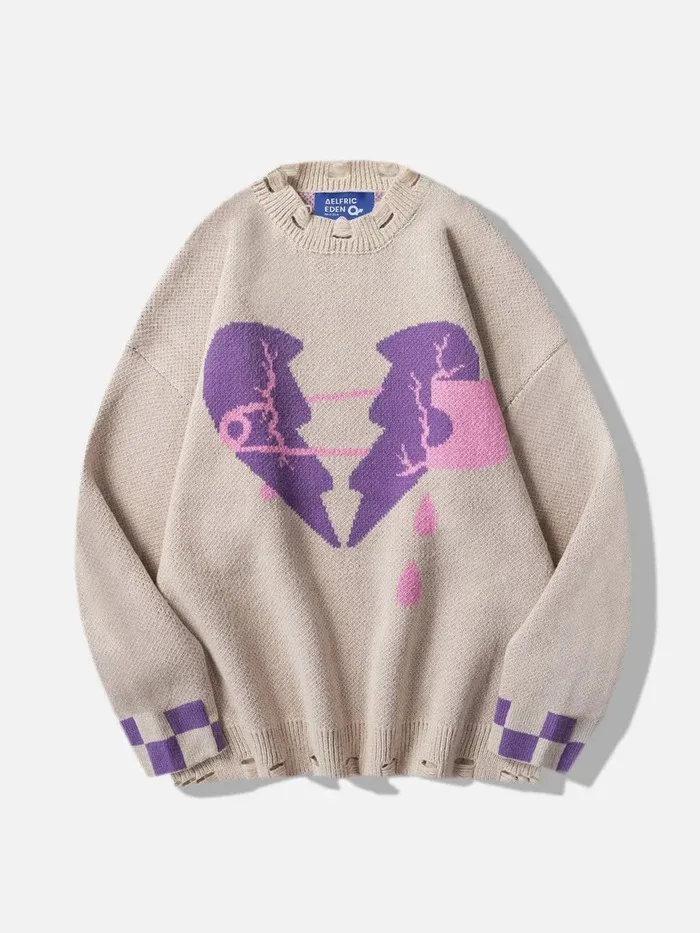 Aelfric Eden  |Heart Unisex Street Style Sweaters