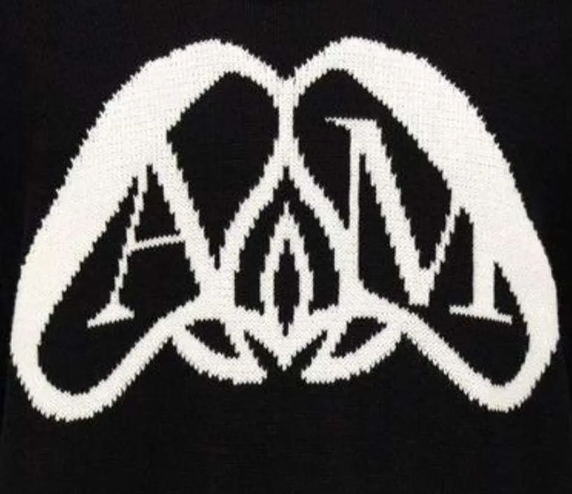 alexander mcqueen  |Unisex Street Style Cotton Logo Sweaters