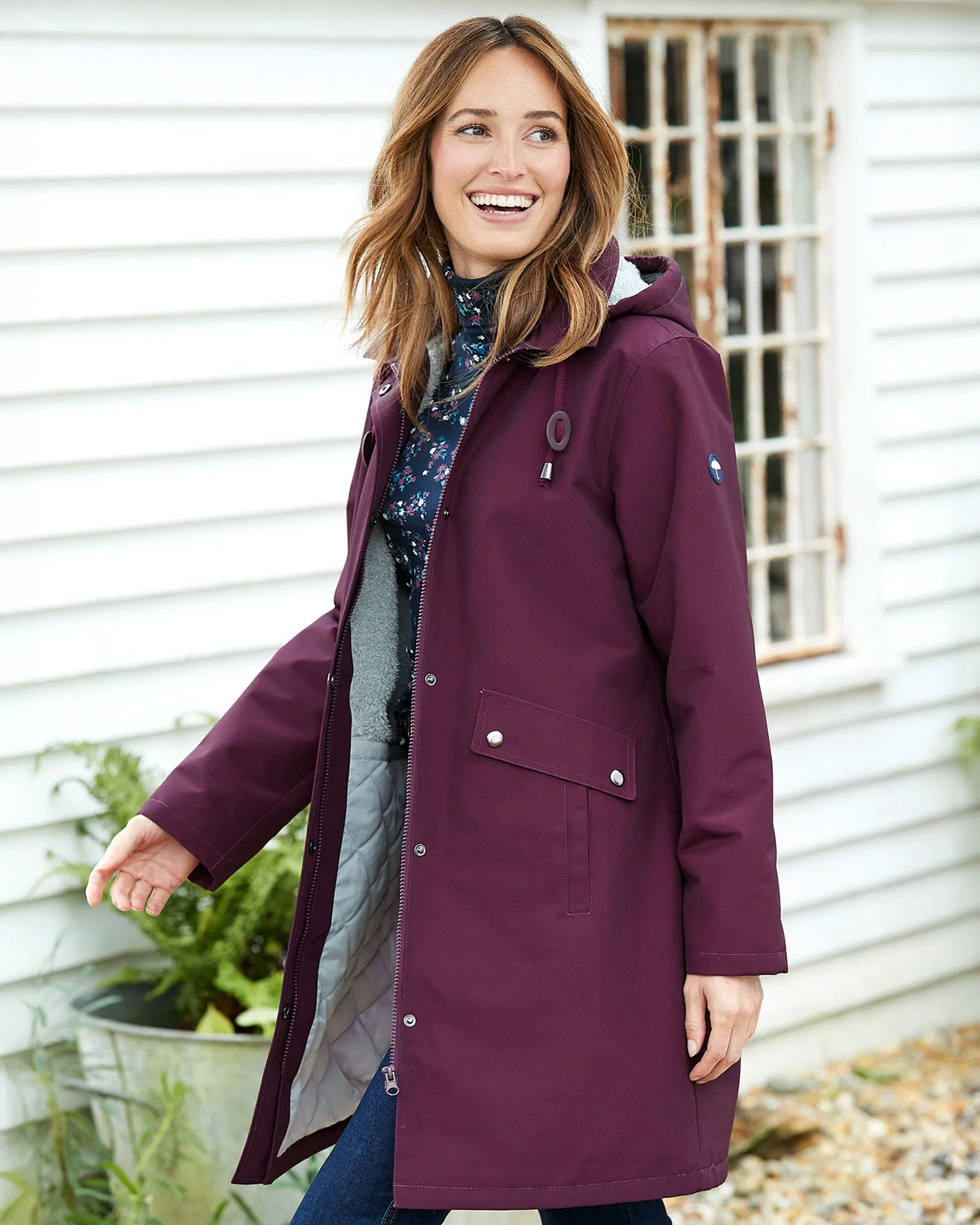 All-Weather Fleece-Lined Waterproof Coat