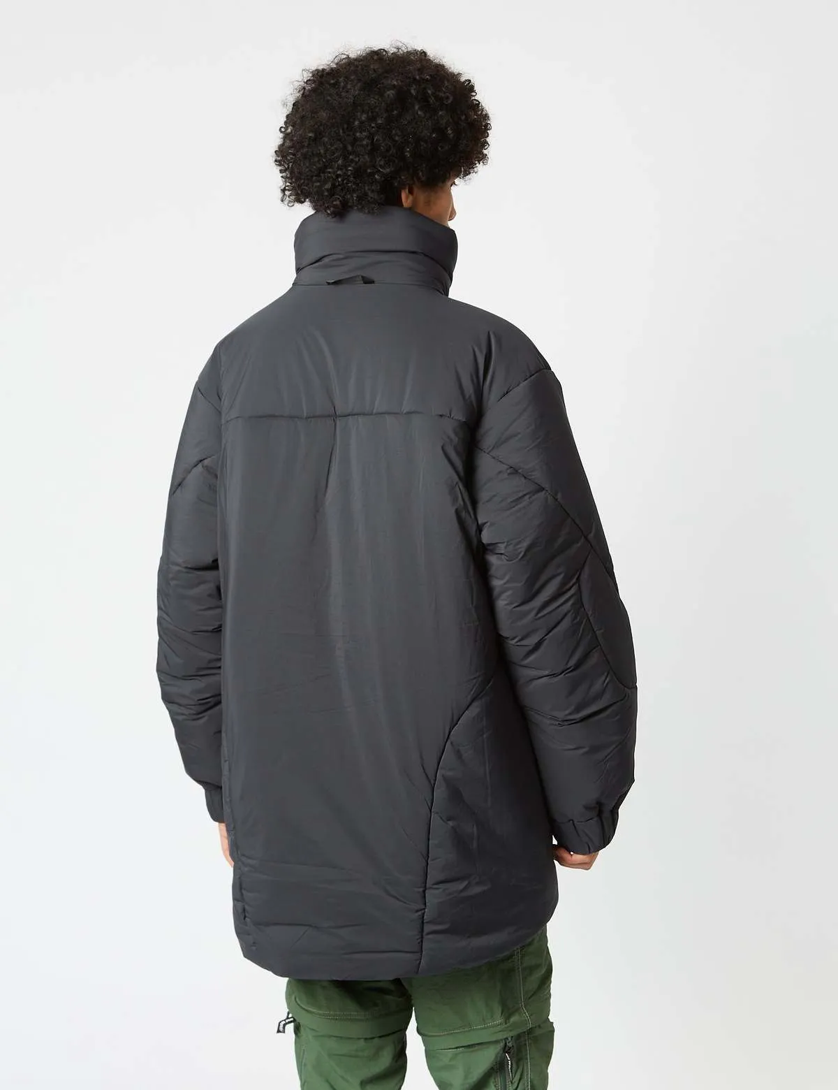 And Wander Top Fleece Coat - Charcoal Grey