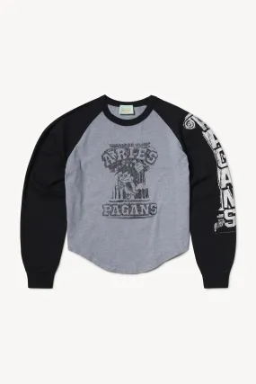 ARIES - AGED RAGLAN BASEBALL LS TEE