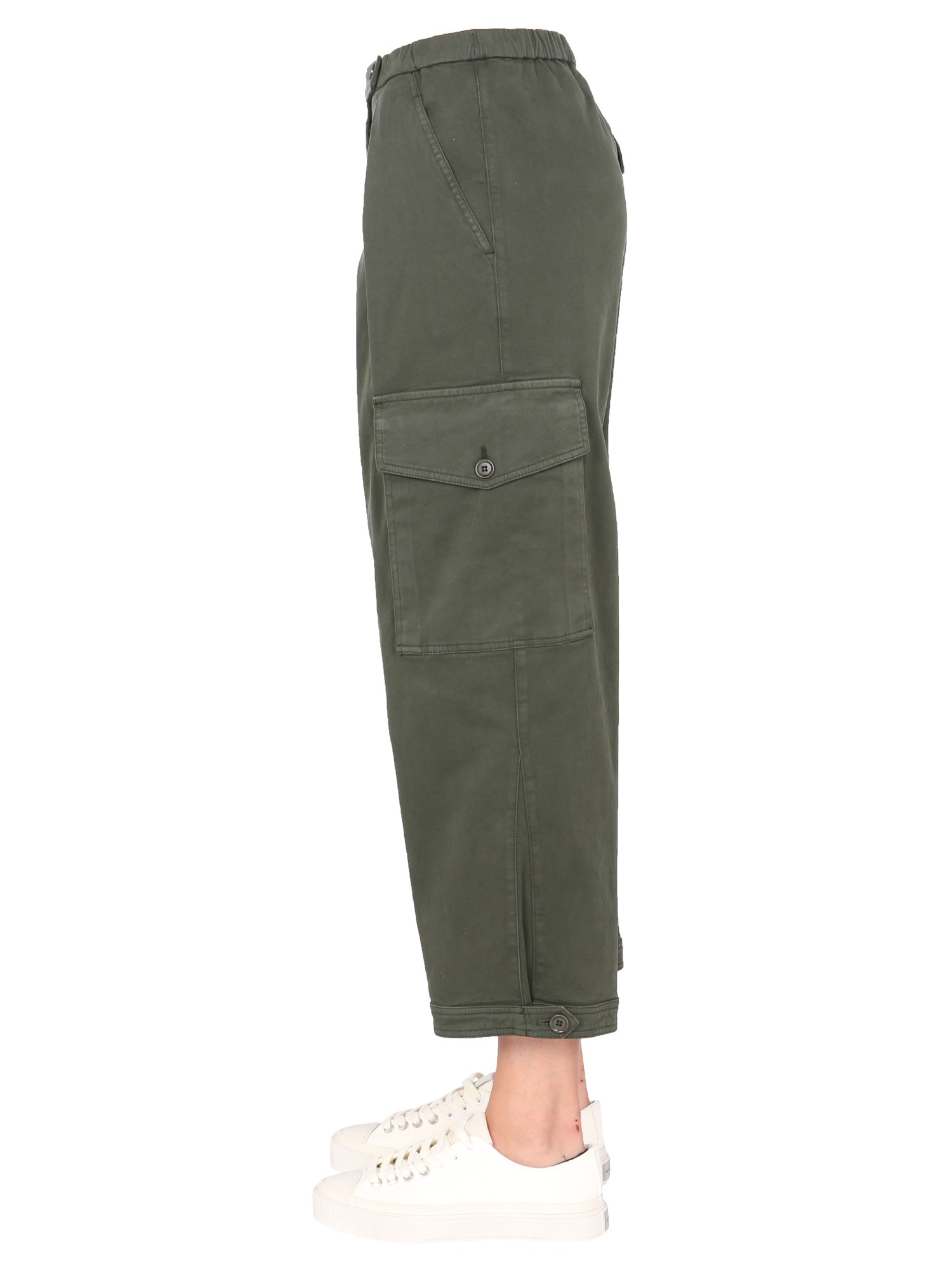 ASPESI    COTTON GABARDINE CARGO PANTS