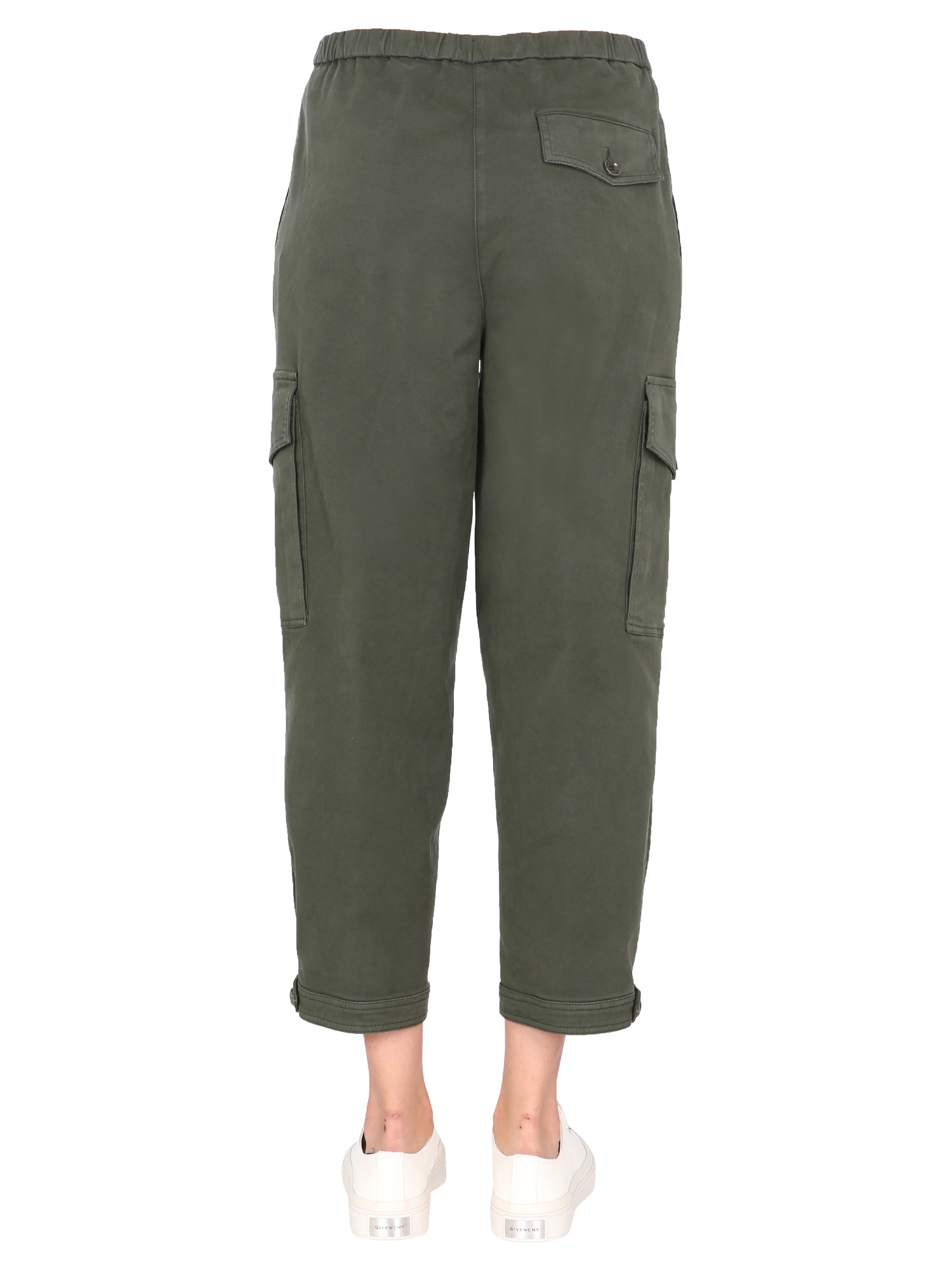 ASPESI    COTTON GABARDINE CARGO PANTS