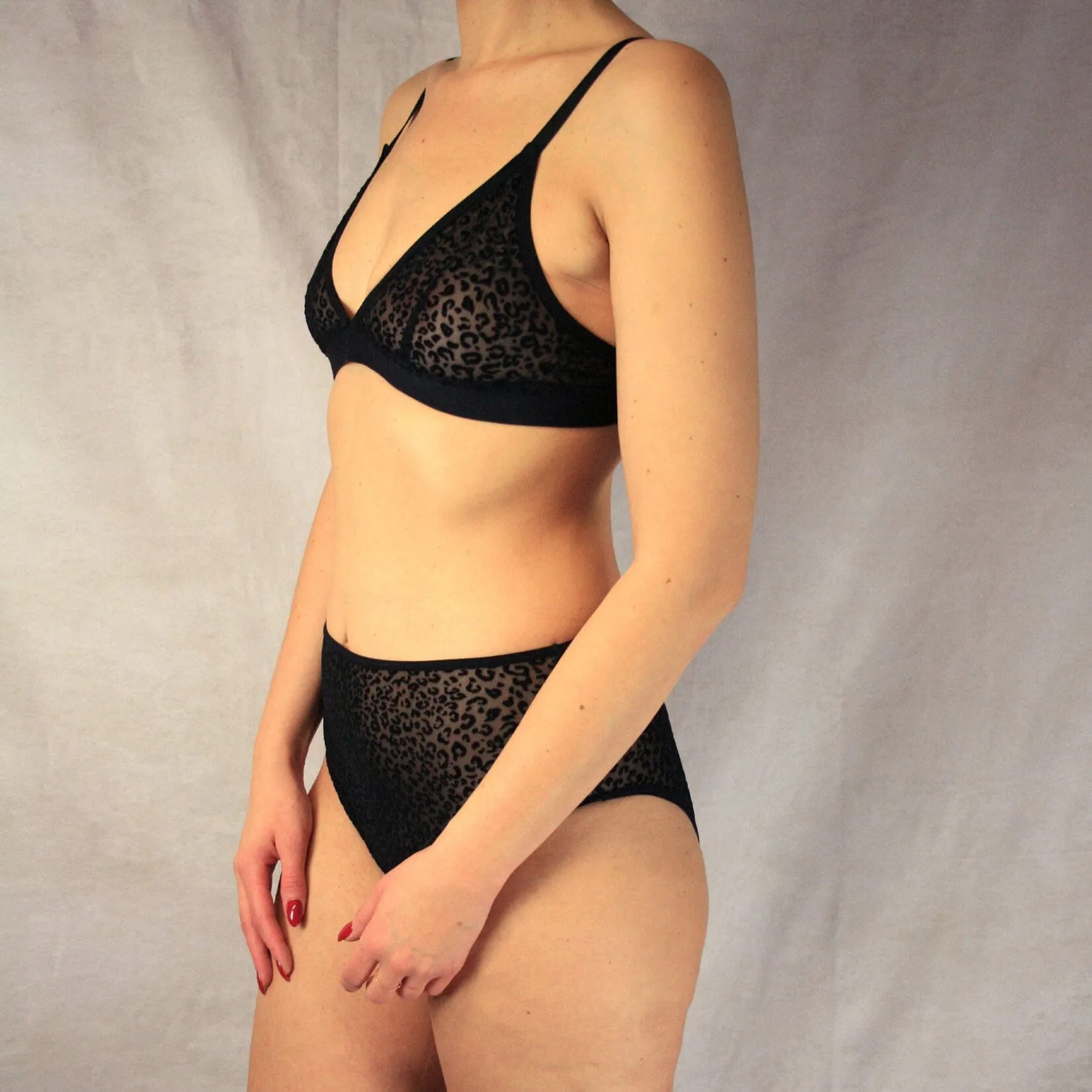 ATELIER BRALETTE leo mesh schwarz