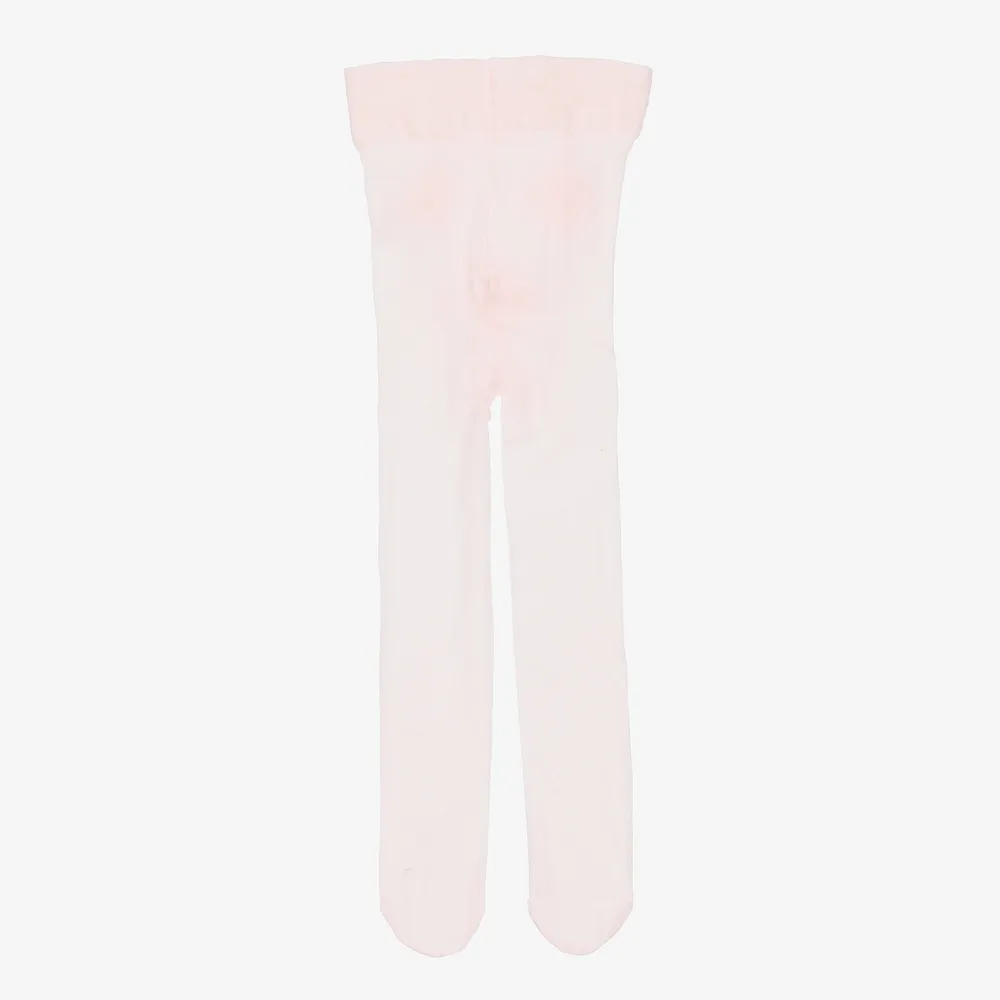 Baby Girls Pink Flower Tights