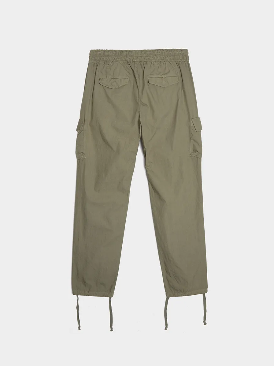 Back Sateen Cargo Pants, Olive