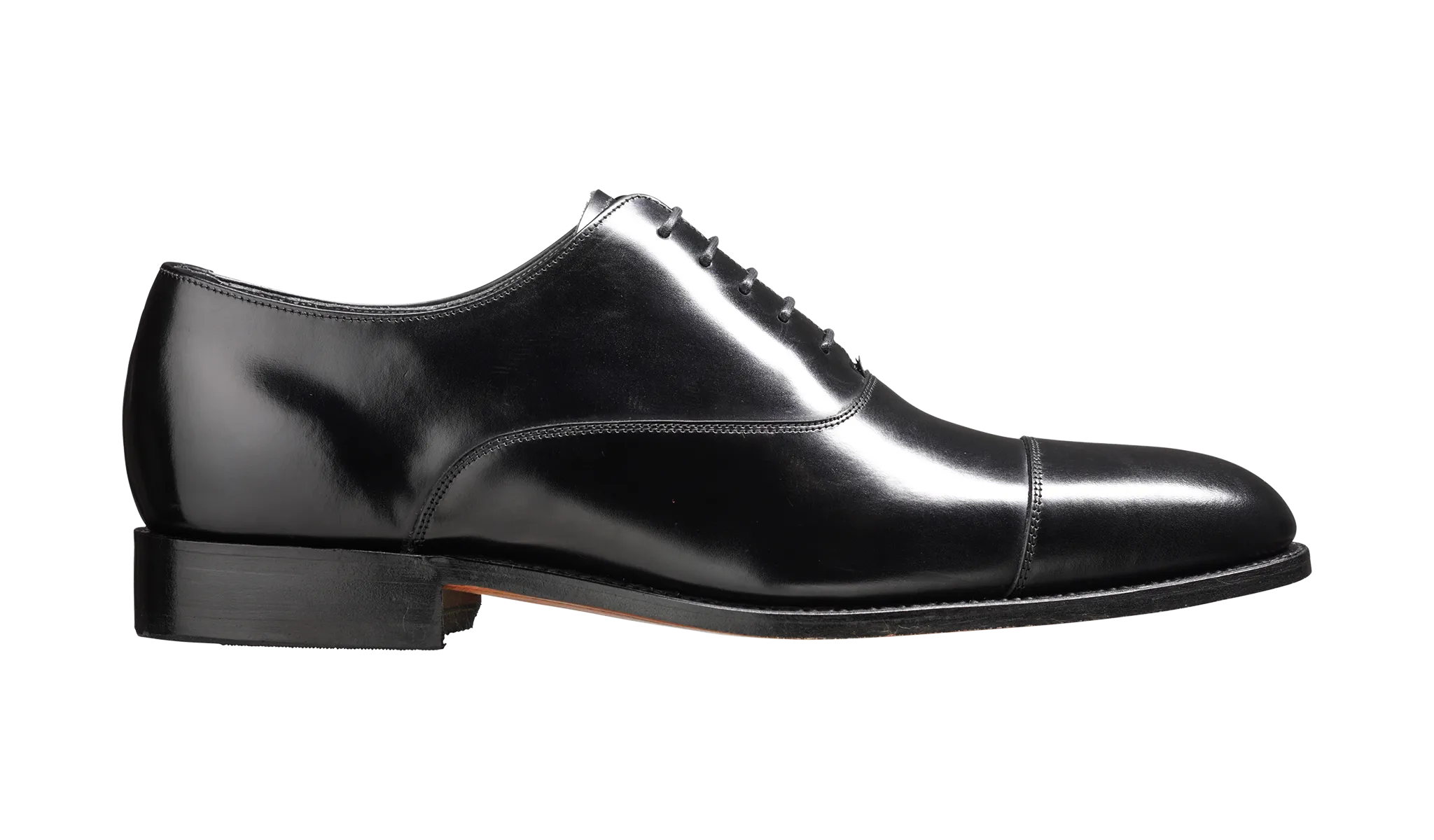 Barker Winsford Oxford Shoe - Hi Shine Black