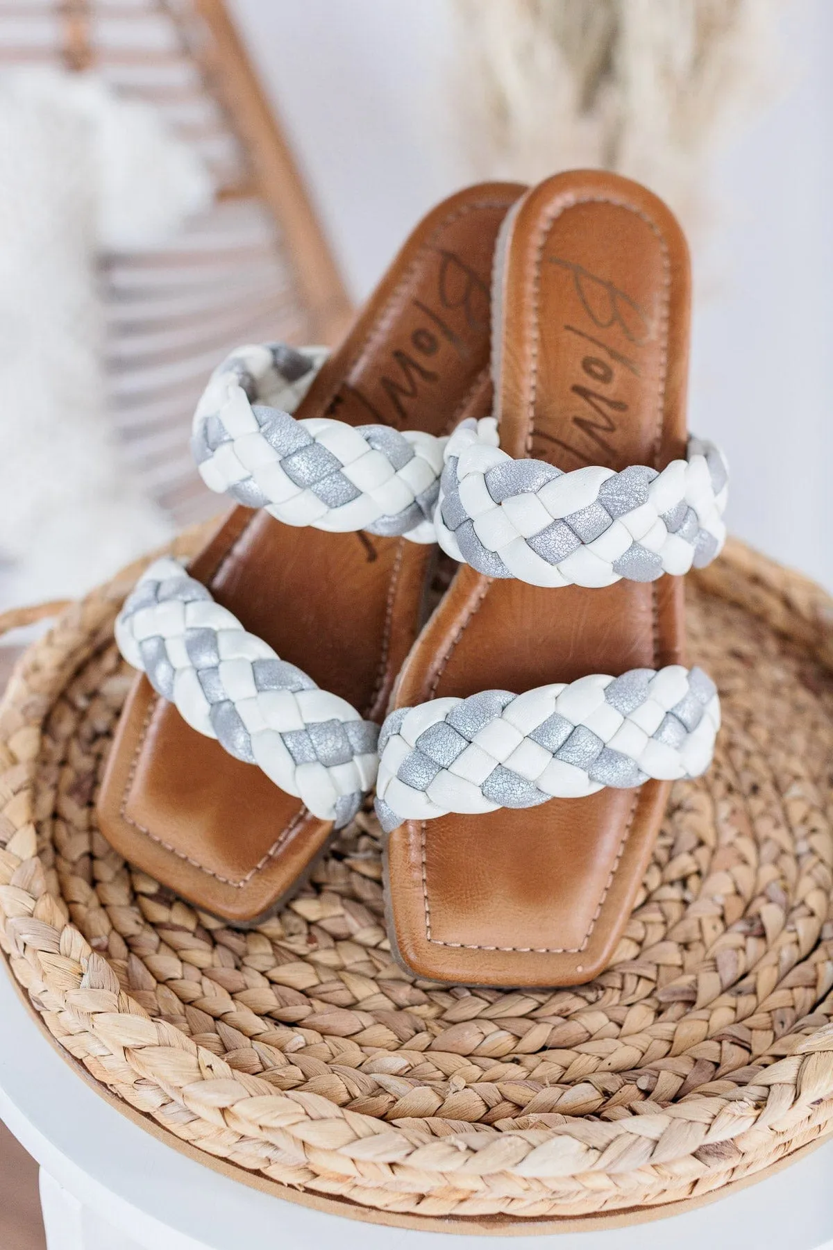 Blowfish Zelie Braided Sandals- Cloud Mandala