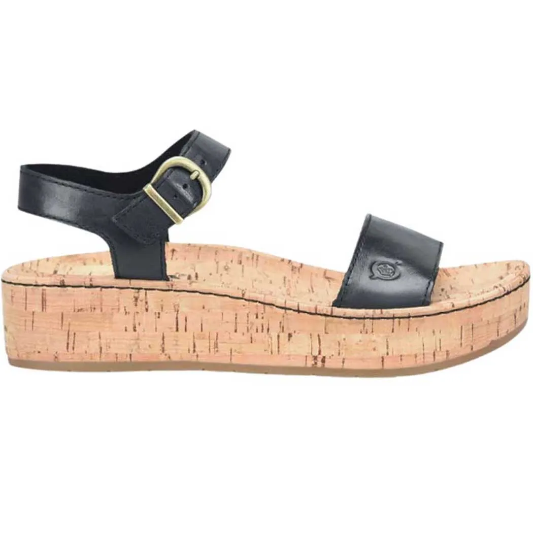 Born Sari Platform Sandal Black (Women's)