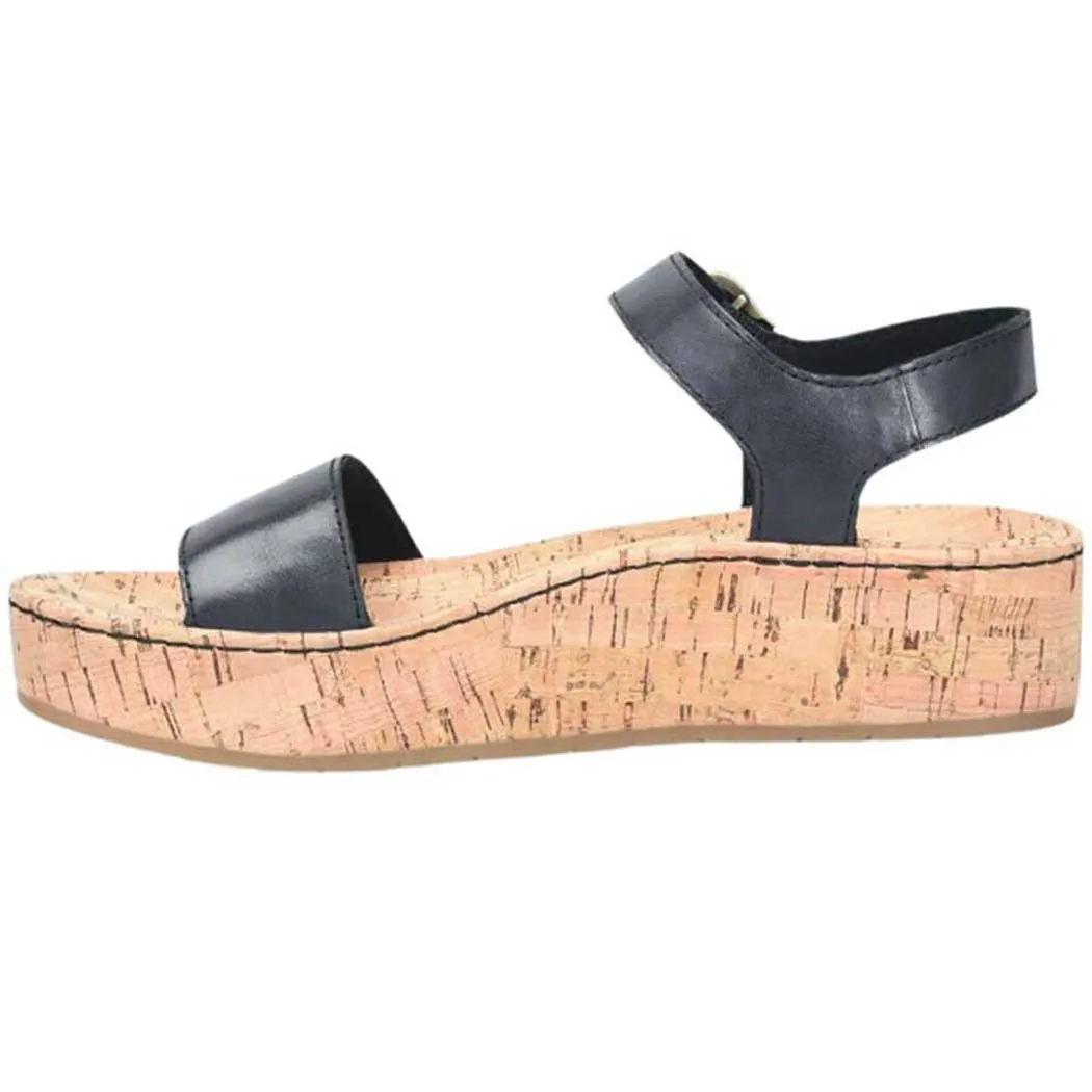 Born Sari Platform Sandal Black (Women's)