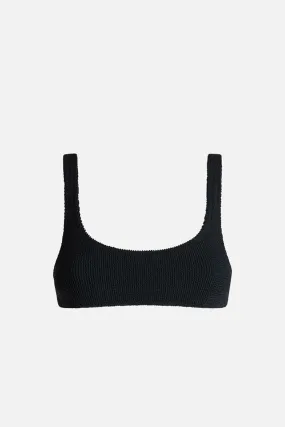 Bralette Naima classica nera stropicciata