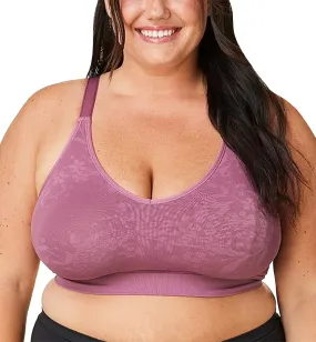 BRAVADO! DESIGNS Everyday Sculpt FULL CUP Wire-Free Bra (11045FC) - Berry Jacquard