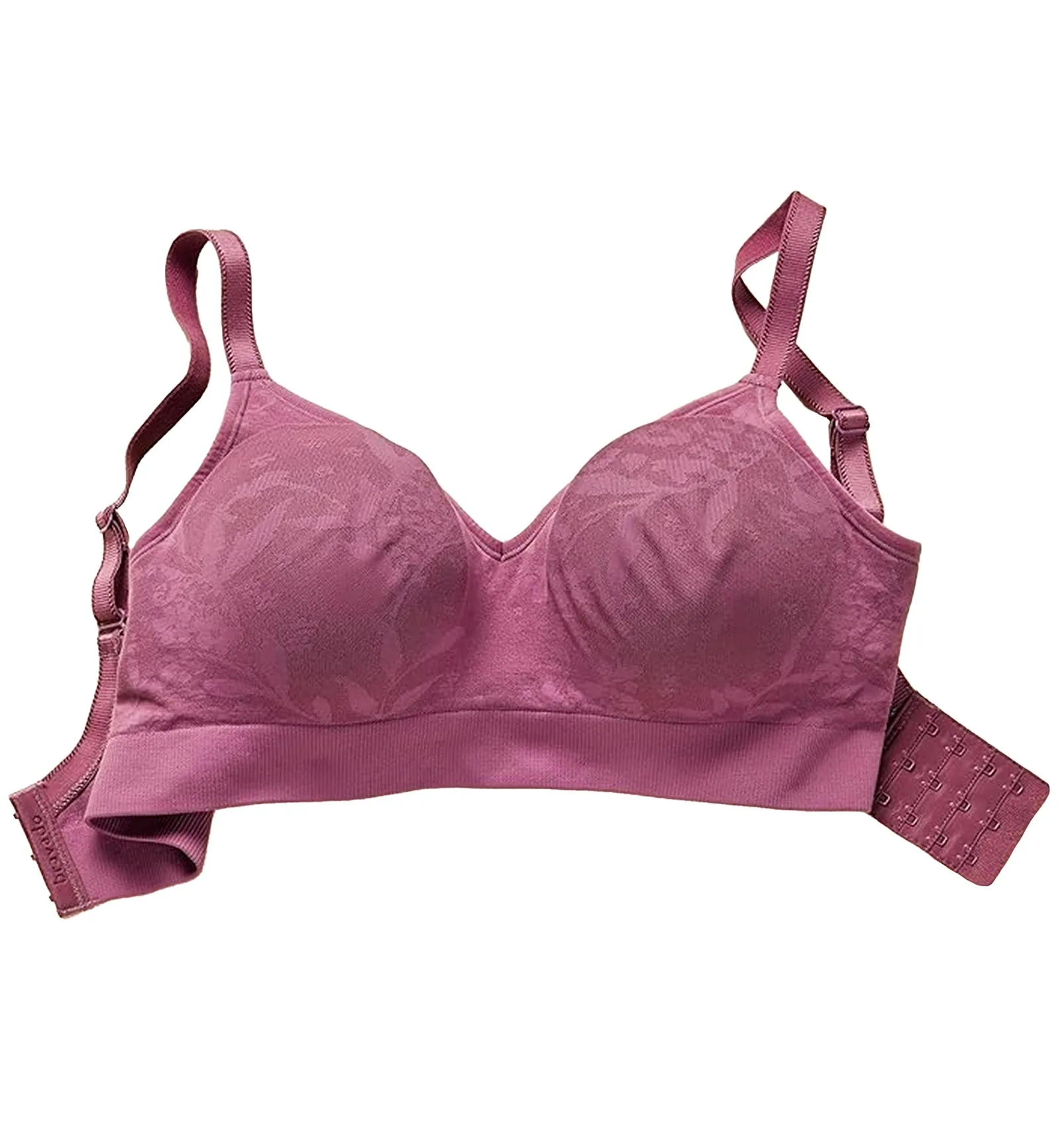 BRAVADO! DESIGNS Everyday Sculpt FULL CUP Wire-Free Bra (11045FC) - Berry Jacquard