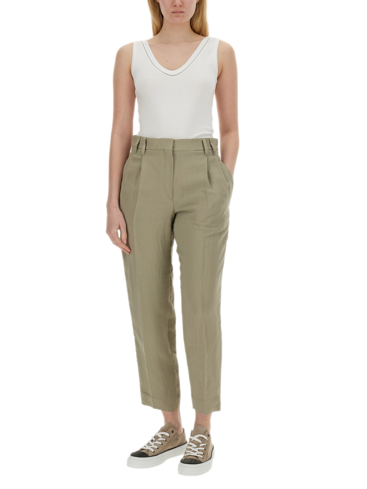 BRUNELLO CUCINELLI    STRAIGHT LEG PANTS