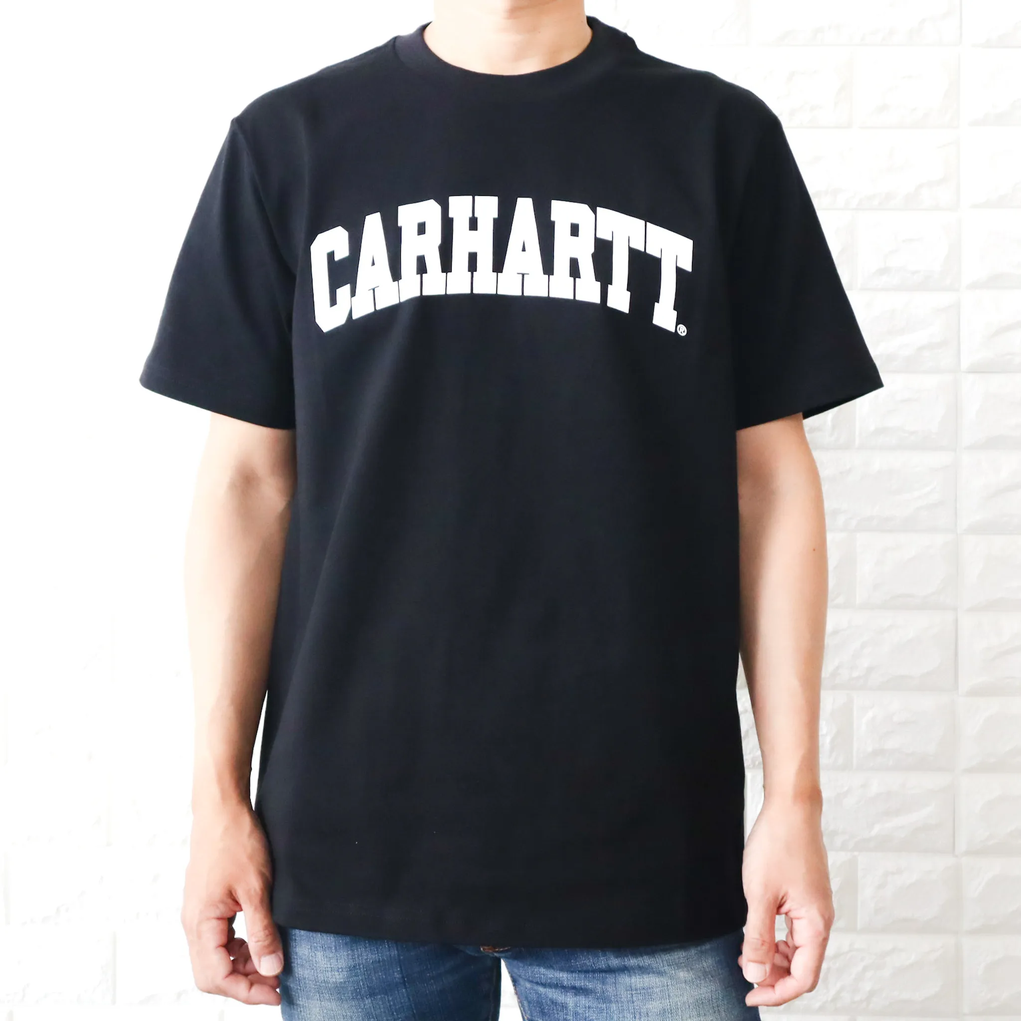 Carhartt  |Crew Neck Unisex Plain Cotton Short Sleeves Logo