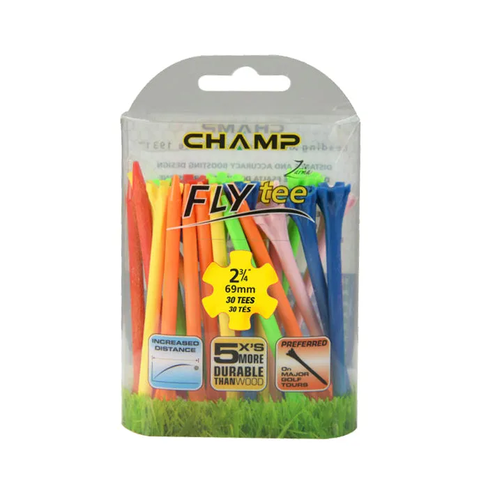 Champ Flytee 2-3/4 Plastic 30pc pack