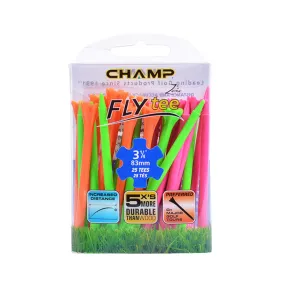 Champ Flytee 3-1/4 Plastic 25pc pack