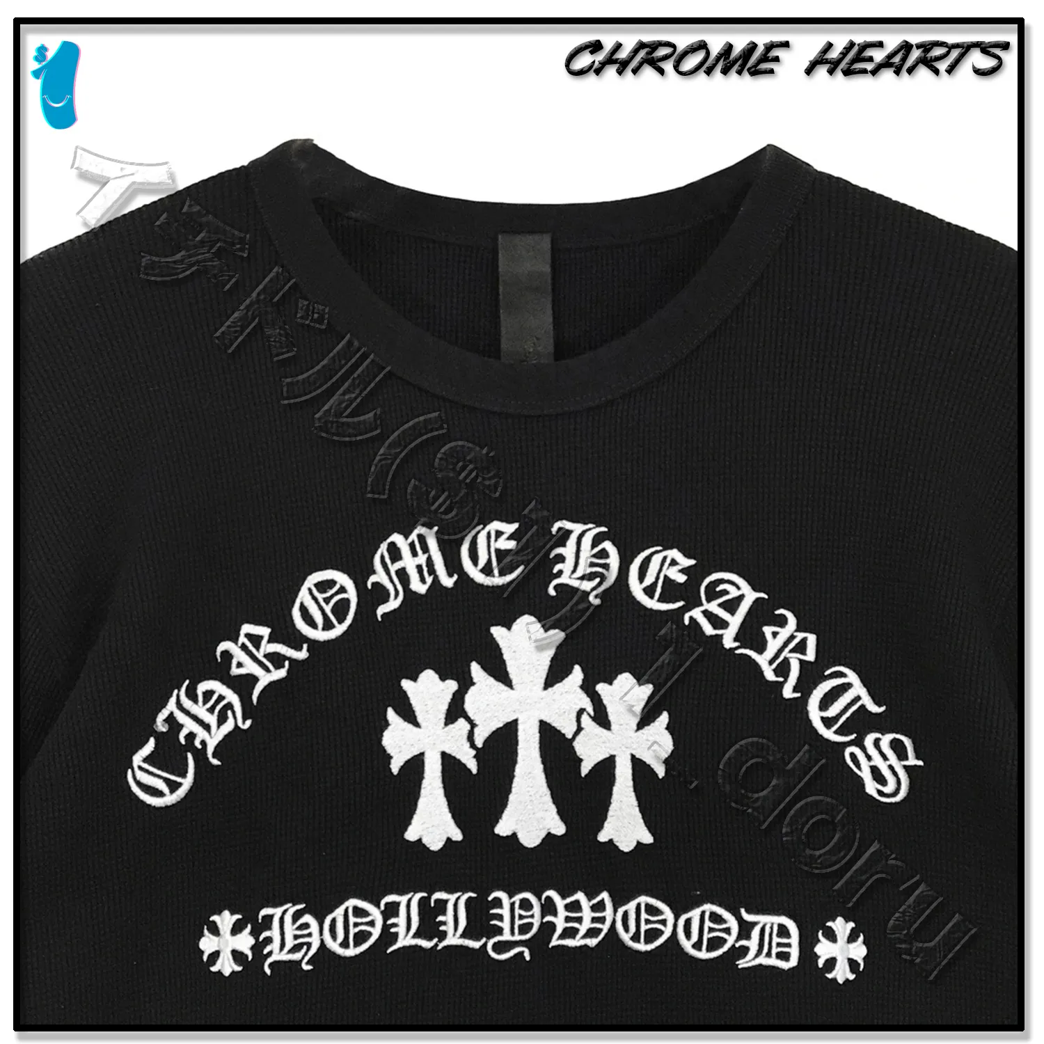 CHROME HEARTS  |Unisex Street Style Logo T-Shirts