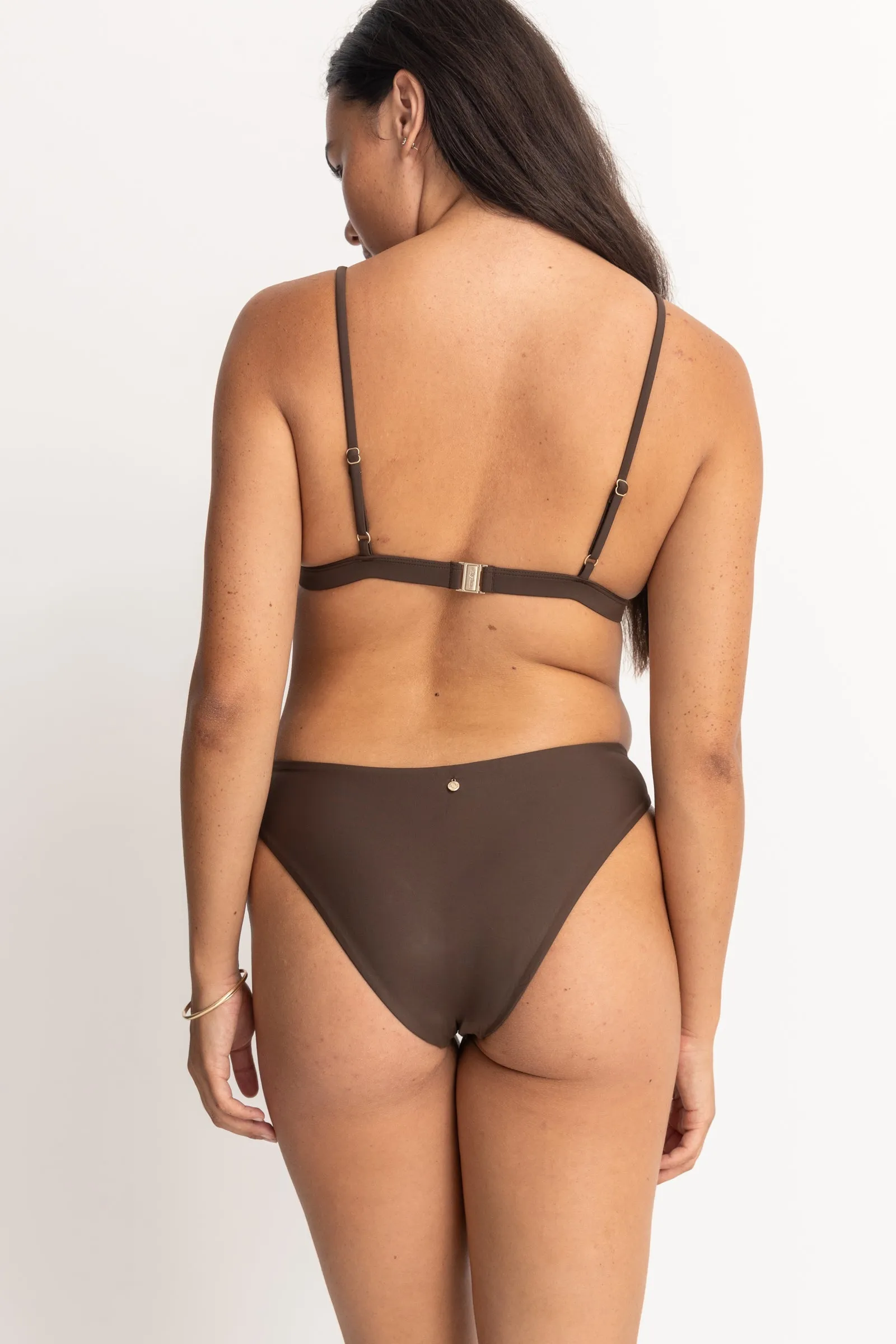 Classic Bralette Top Chocolate