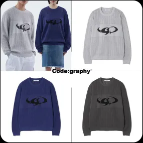 Code graphy  |Unisex Street Style Logo Sweaters