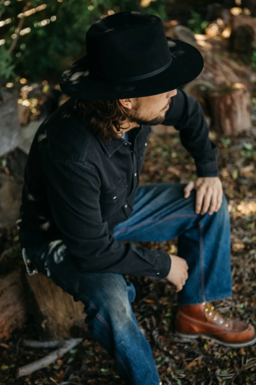 Cohen Cowboy Hat - Black