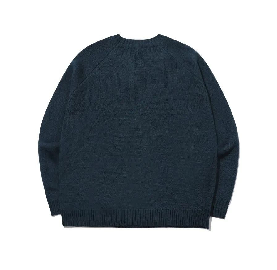 COMPAGNO  |Unisex U-Neck Long Sleeves Oversized Sweaters