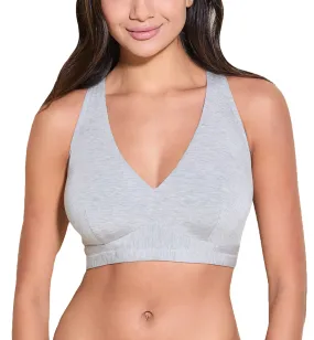 Cosabella Talco CURVY Halter Racer Bralette (TALCO1353) - Heather Gray