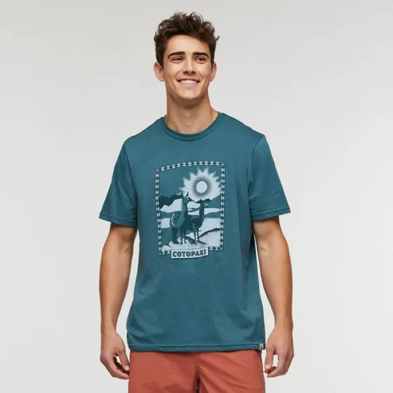 Cotopaxi  Llama Greetings Organic T-Shirt - T-shirt - Uomo