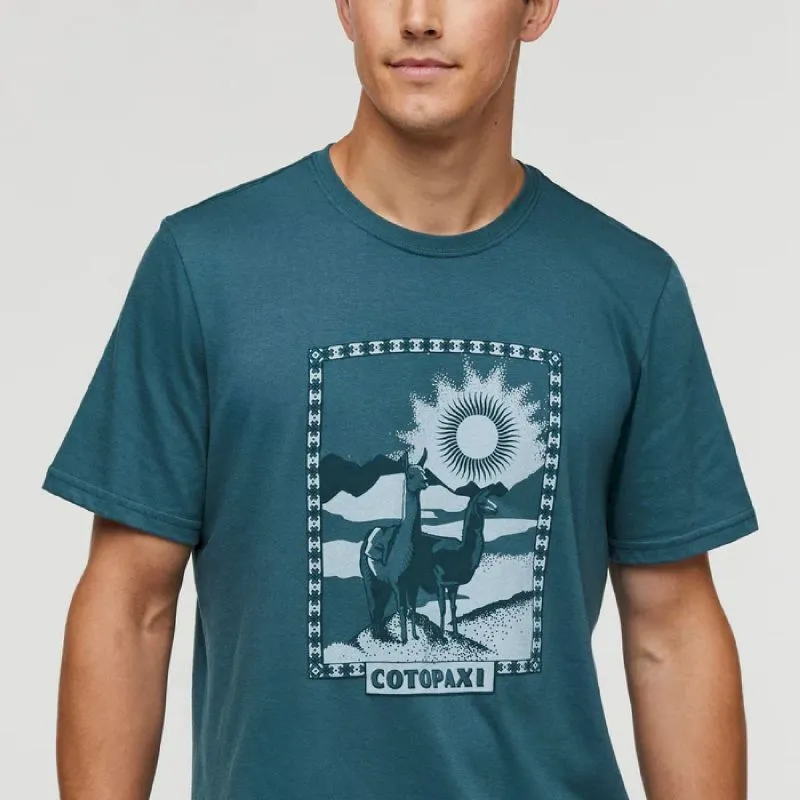 Cotopaxi  Llama Greetings Organic T-Shirt - T-shirt - Uomo