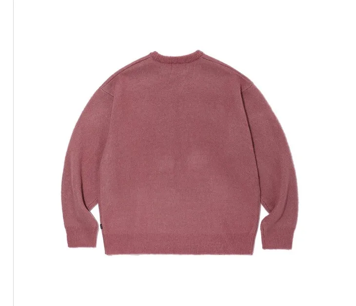 CRITIC  |Unisex U-Neck Long Sleeves Oversized Sweaters