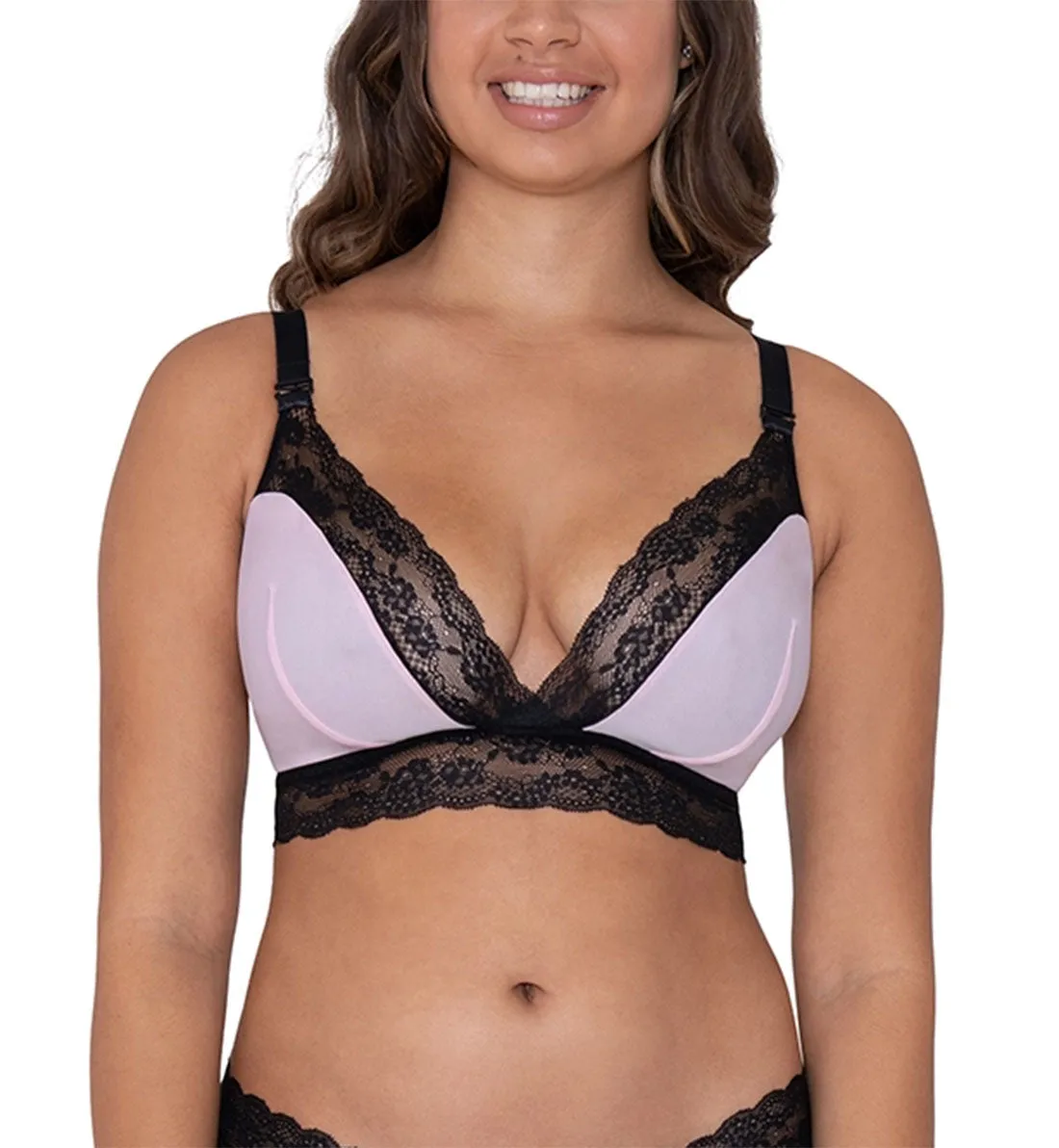 Curvy Kate Twice The Fun Reversible Multiway Bralette (CK024110) - Black/Pink