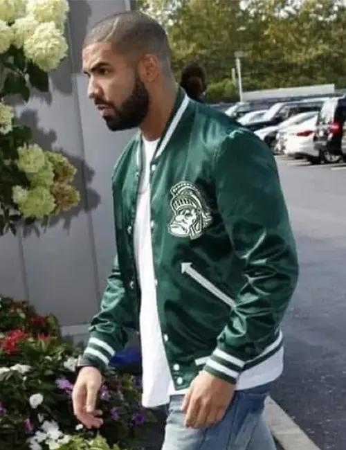 Drake Michigan State Script Bomber Jacket - William Jacket