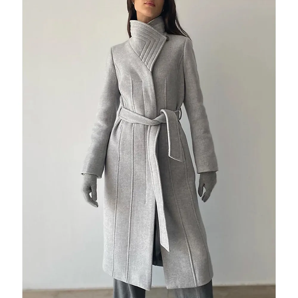 East New York Elizabeth Rodriguez Gray Coat