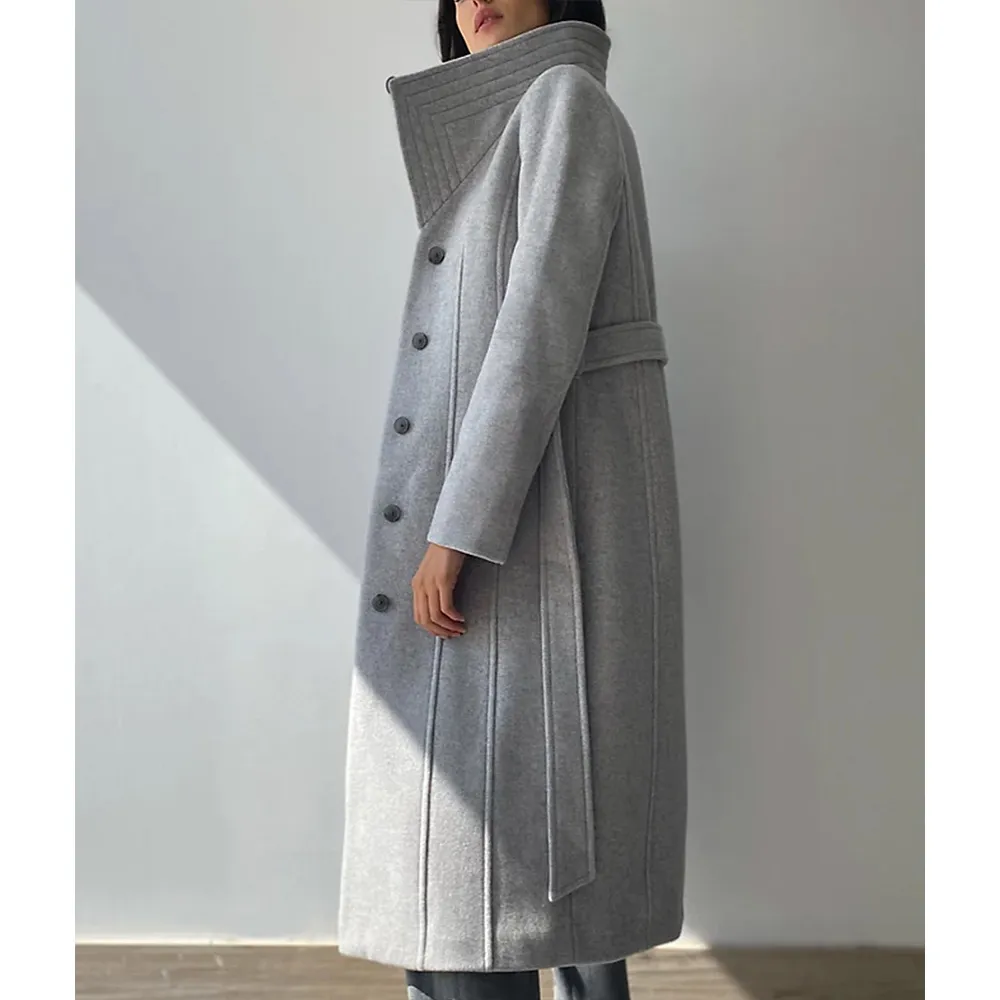 East New York Elizabeth Rodriguez Gray Coat