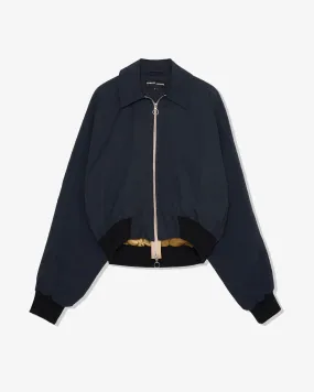 Edward Cuming - Women's Bottom Heavy Bomber Jacket - (Navy)