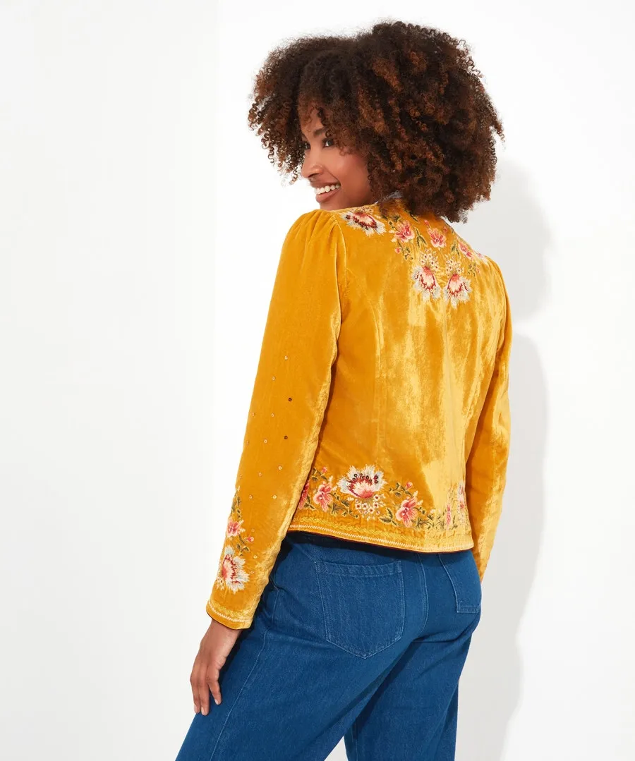 Elegantly Embroidered Boutique Jacket