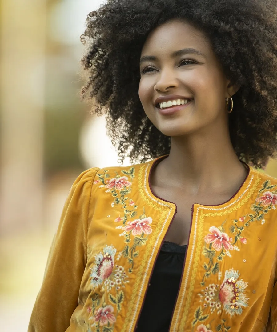 Elegantly Embroidered Boutique Jacket