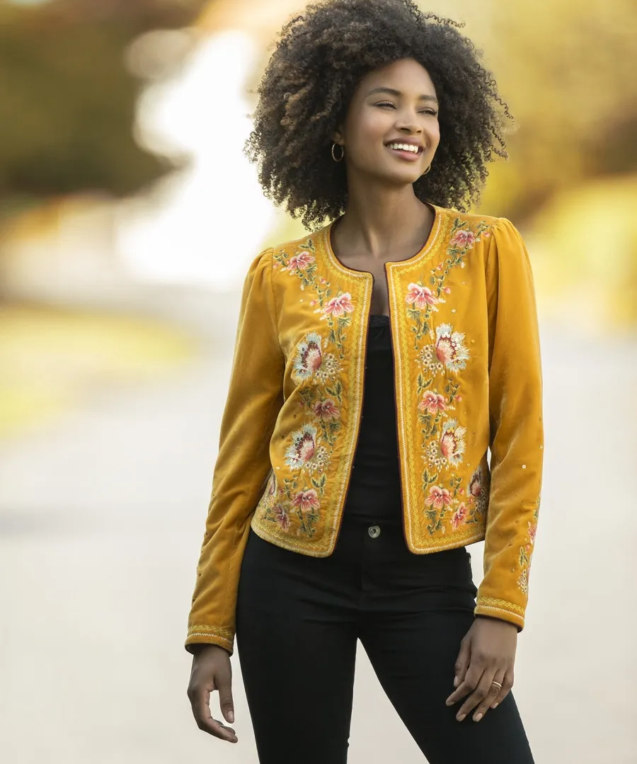 Elegantly Embroidered Boutique Jacket