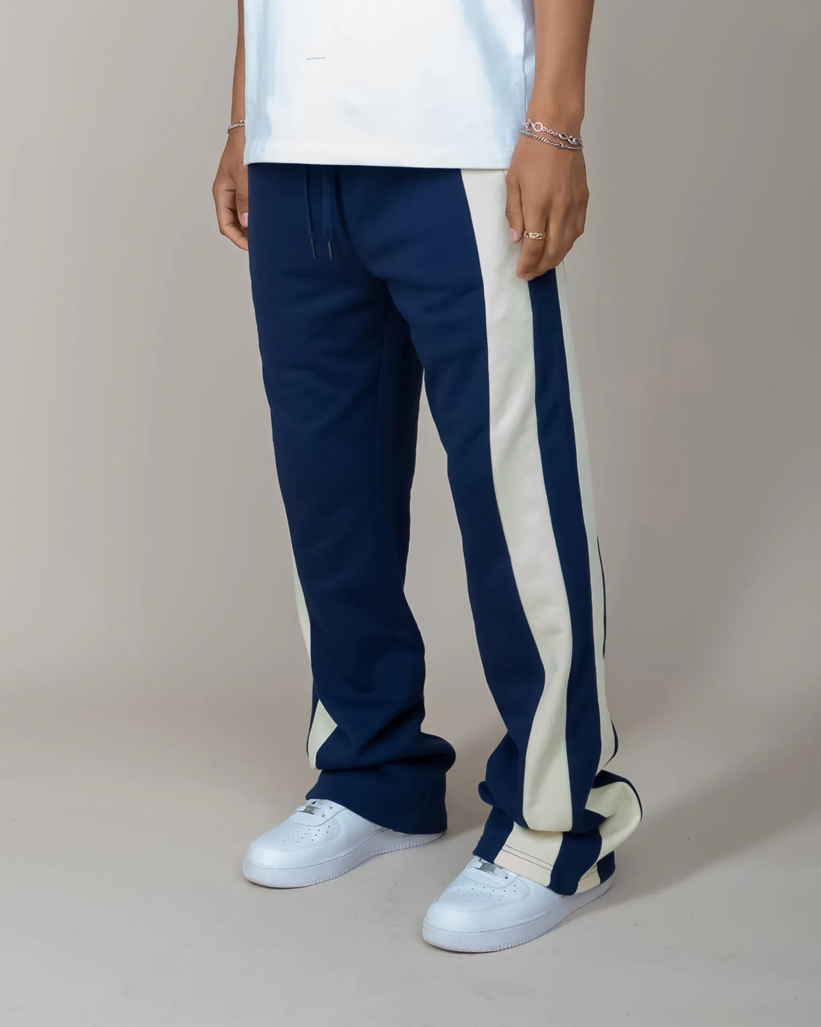 EPTM BARRY FLARE PANTS - NAVY