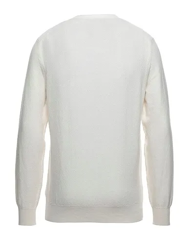 Ermenegildo Zegna  |Cashmere Long Sleeves Plain Cotton Oversized Luxury Sweaters